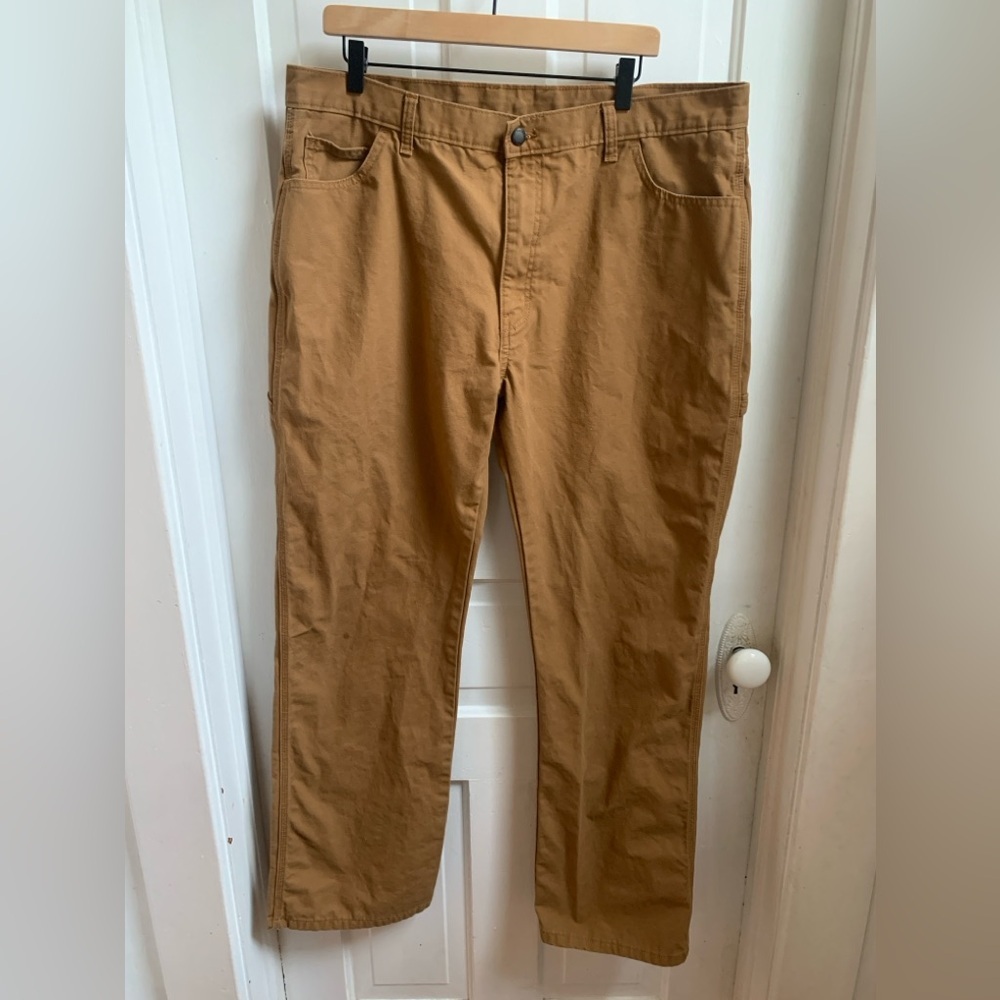 Men’s Dickies Cotton Work Pants Tan 38x34 Outdoor Construction